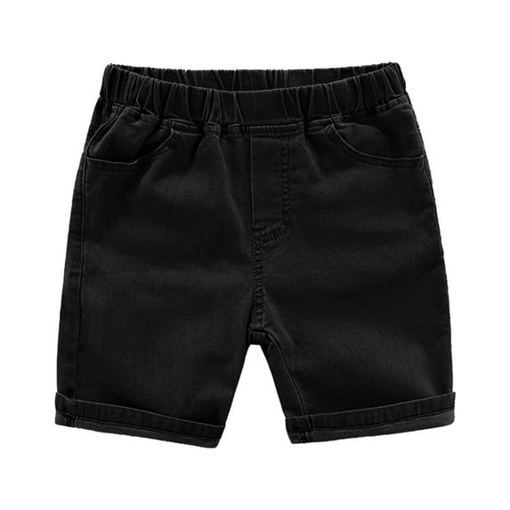 SXcggal The Children's Baby Boys Girls Toddler Chambray Jeans Pants Shorts Leisure Fashionable Comfortable Boys Trousers