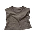 thumbnail image 1 of SXcggal Toddler Baby Boy And Girl Summer Round Neck Sleeveless Solid Color Tank Top Cute Home Wear Fashionable Casual Breathable Girls'Tops, 1 of 7