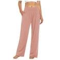 thumbnail image 1 of SXcggal Women's High Waisted Wide Leg Loose Casual Pants Sports Beach Vacation Comfortable Home Casual Pants Breathable Sporty Casual Women's Yoga Pants, 1 of 5