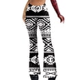 thumbnail image 1 of SXcggal Women's Tight Fitting Dance Wide Leg Pants Raising High Waisted Casual Bell Bottom Pants Fitness Sports Yoga Pants Breathable Sporty Casual Women's Yoga Pants, 1 of 4