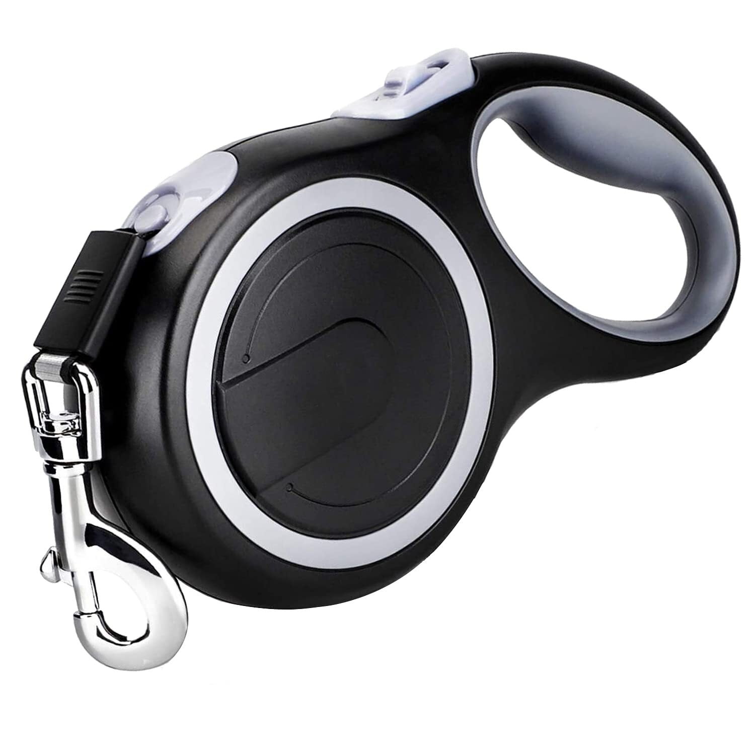 SXlianshun-26Ft Retractable Dog Leash, Heavy Duty Great Leash for Dog up to 110 lbs, Anti-Slip Rubberized Handle, One-Handed Brake, Strong Nylon Tape, Tangle Free(Large Size).
