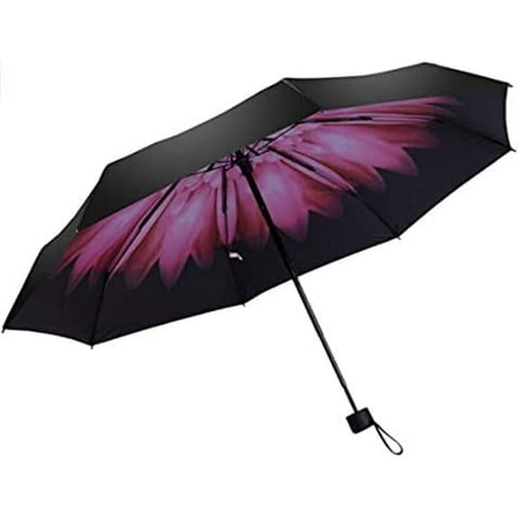 SY COMPACT Mini Umbrellas for Rain Light Small Umbrella Waterproof Pocket Umbrellas for Women