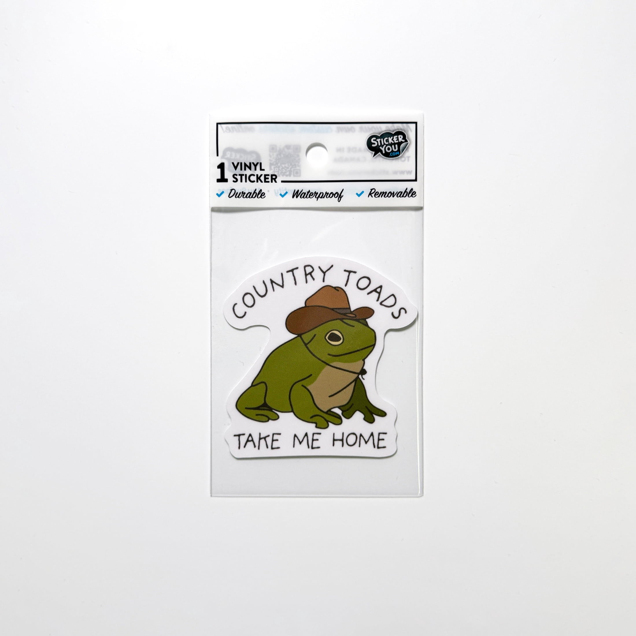 SY Country Toad Sticker - Walmart.com