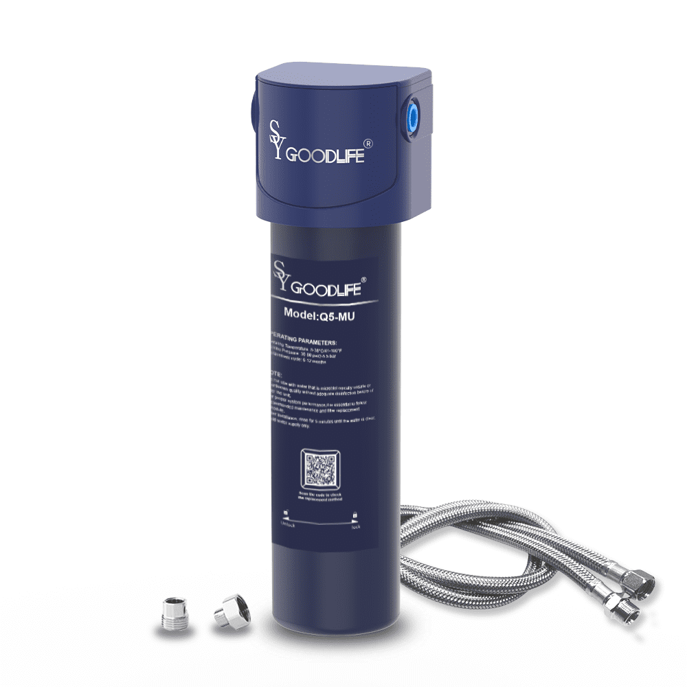SY GOODLIFE Q5-MU Improved Water Quality Direct Connect Under-Sink Filter System
