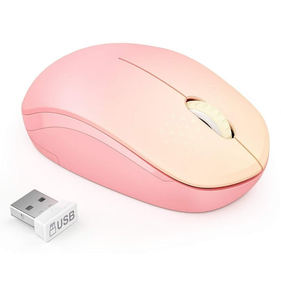 SY Wireless Mouse, 2.4G Noiseless Mouse with USB Receiver - Portable ...
