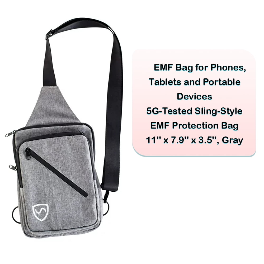 SYB EMF Bag for Phones Tablets and Portable Devices 5G Tested Sling Style EMF Protection Bag Gray bd4993c2 8765 441c 8485 7e1246d94101.2c8468e3f2fb13c3537ebaab2188784e