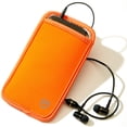 thumbnail image 1 of SYB Phone Pouch, EMF Radiation Protection Sleeve for Cell Phones up to 2.75" Wide, Orange, 1 of 10