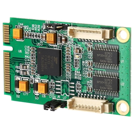 SYBA 2 Port Serial Mini PCI-e Controller Card (RS-232, DB9, RS-422, RS-485) Model SI-MPE15046