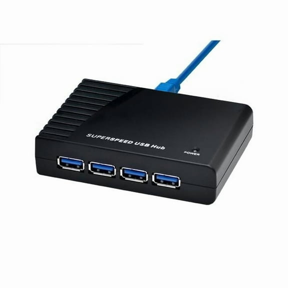 SYBA Accessory SuperSpeed USB 3.0 4 Port Hub Backward Compatible with USB 2.0