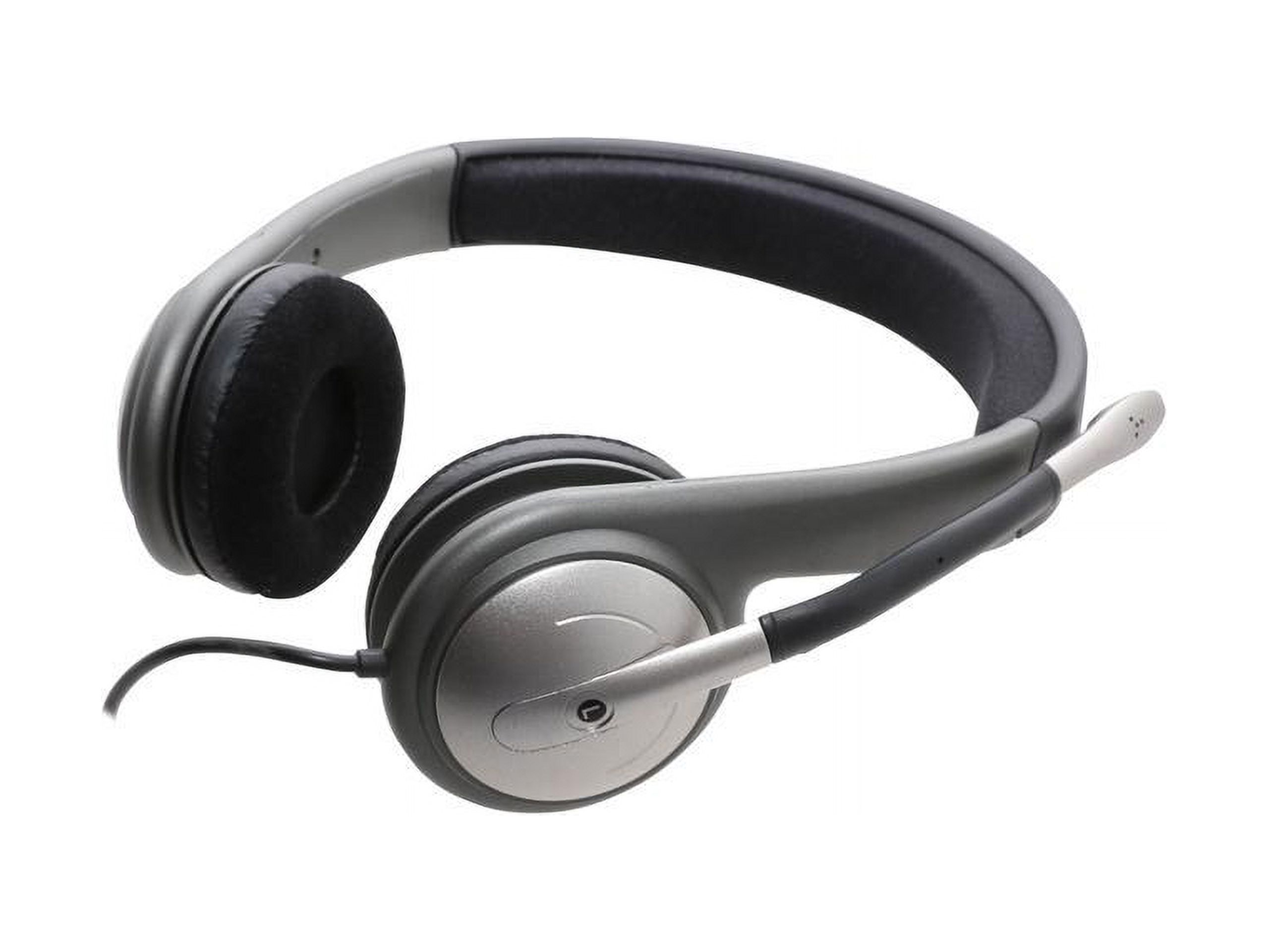 SYBA Multimedia Connectland Headset - Stereo - USB, Mini-phone (3.5mm) - Wired - 32 Ohm - 20 Hz - 20 kHz - Over-the-head - Binaural - Ear-cup - image 1 of 5
