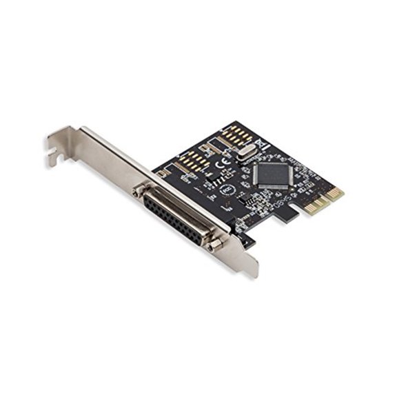 Syba PCIe 1 Port Printer/Parallel Card Moschip 9901 Chipset Low Profile Bracket