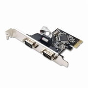 Syba PCIe Serial DB9 Card Moschip 9901 Chipset On Chip 256-byte Depth FIFO