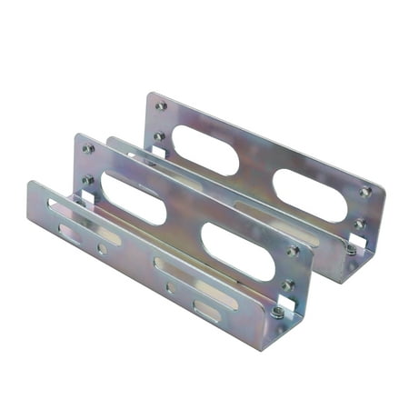 Syba 3.5" HDD Mounting Bracket Kit for 5.25" Bay Die cast 1.00 mm Metal Strips