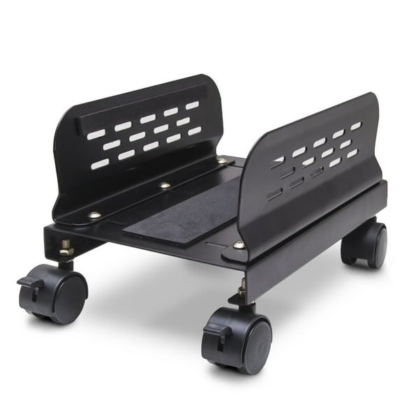 SYBA SY-ACC65093 Slim PC or UPS Metal Floor Stand with Adjustable Width and Caster Wheels