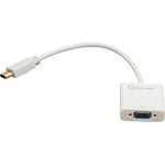 IO Crest Active HDMI to VGA Adapter with Audio Support Via 3.5mm Jack (SY-ADA31044)