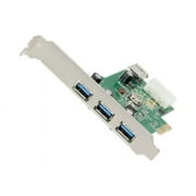 Syba PCI-Express USB 3.0 3+1 Port Card Renesas Chipset with LPB Molex Power
