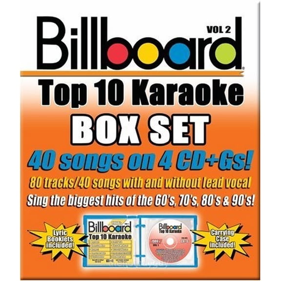 SYBERSOUND Billboard Top 10 Vol. 2 Box Set, Karaoke