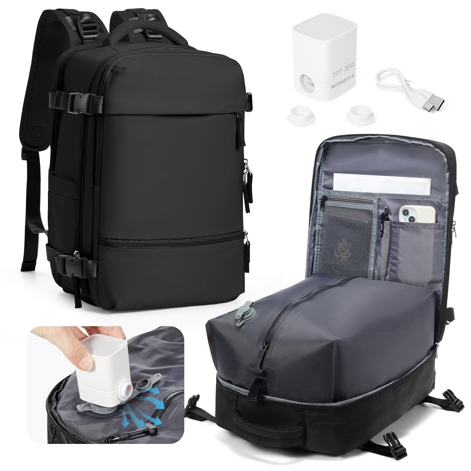 backpack travel bags near me The Convertible Carry-On Our backpack has a 40L Large capacity and features a spacious capacity with a reasonable partition Numhew 20.5 in. Black Carry
