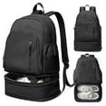thumbnail image 1 of SYCNB Gym Backpack with Shoe Compartment, Waterproof Lightweight Sport Bag for Men & Women, Casual Travel Swimming Bag, Black, 1 of 7
