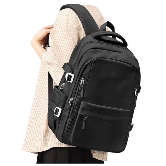 SYCNB High School Bookbag for Student Book Bags, College Bag Rucksack for Men Large Laptop Travel Backpack Water Resistant Casual Daypack, Lightweight Backpack for Women Simple Backpack