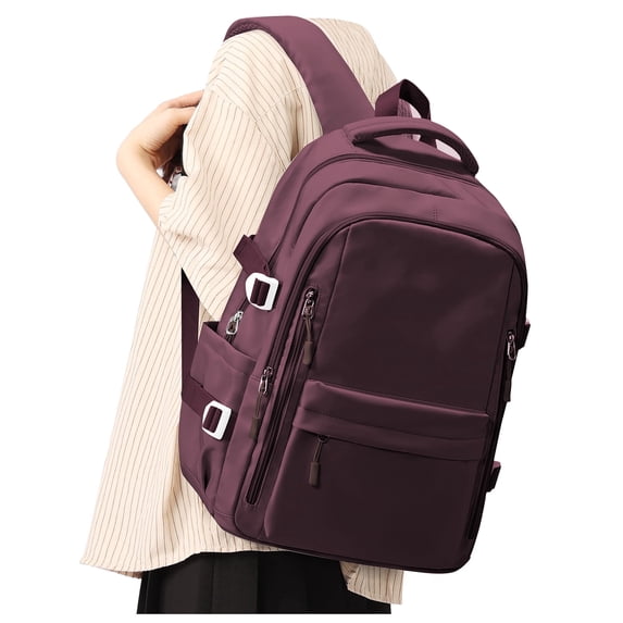 SYCNB High School Bookbag for Student Book Bags, College Bag Rucksack for Men Large Laptop Travel Backpack Water Resistant Casual Daypack, Lightweight Backpack for Women Simple Backpack