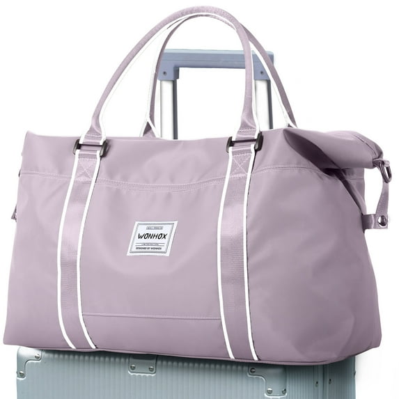 SYCNB Weekender Bags for Women,Travel Duffle Bags Carry on Gym Bag,Overnight Bag with Trolley Sleeve & Wet Pocket, Sports Tote Gym Bag, Personal Item Travel Bag for Women