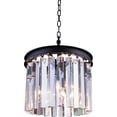 thumbnail image 1 of SYDNEY Pendant Lamp 3-Light Mocha Brown Golden Teak Smoky Crystal Royal-Cut, 1 of 1