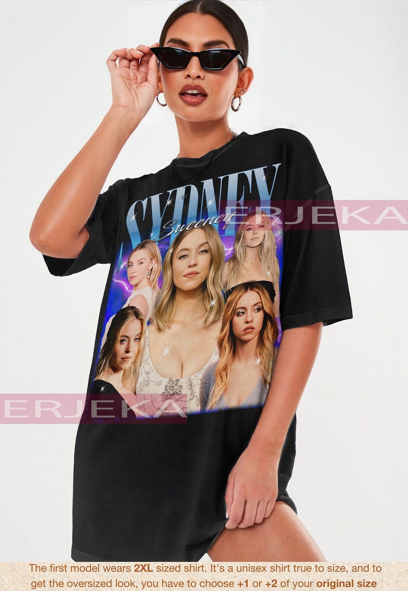 SYDNEY SWEENEY Vintage Shirt, Sydney Sweeney Homage Tshirt, Sydney