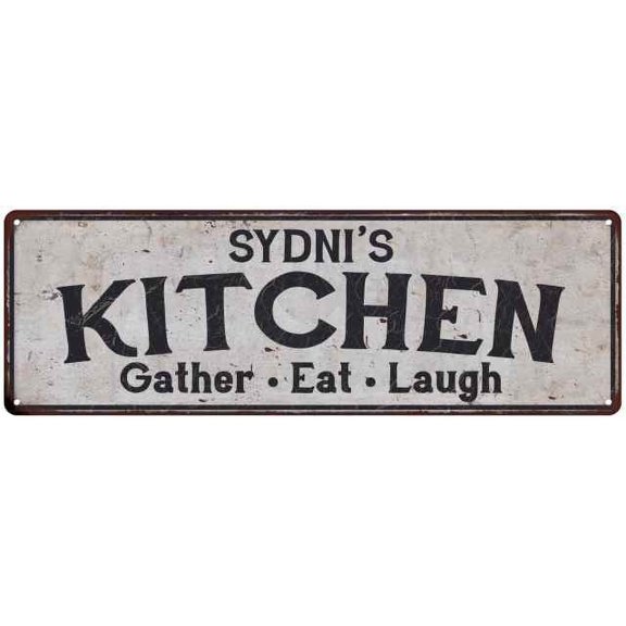 SYDNI's Kitchen Gift Rustic Chic Decor Gift 6x18 Sign 206180051245