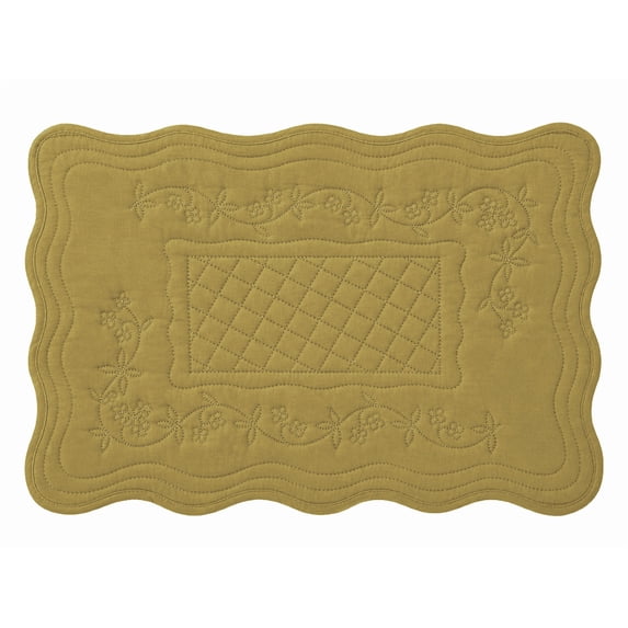 Pastal Shell SYDR Quilt Placemat Set of 2, 13