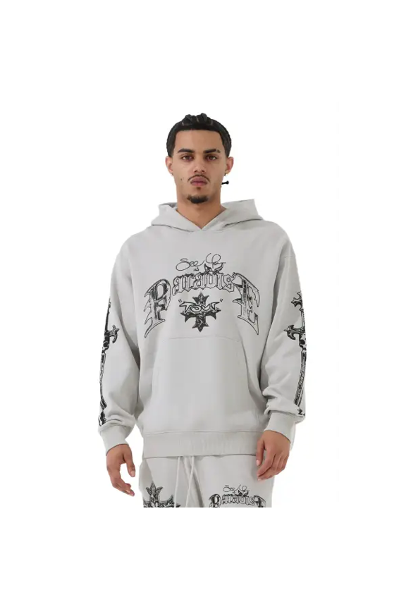 SYIP world tour hoodie Size: LARGE, Color: H.GRY