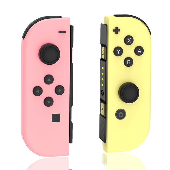 SYJUPY L/R Switch Controller for Switch Remote Joypad, Gaming Controller with Dual Vibration/Motion Control/Wake-up Function
