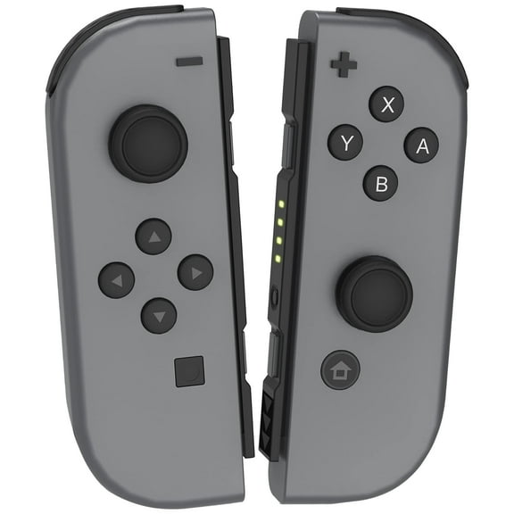 SYJUPY Switch Controller for Switch Remote Joypad, Left & Right Gaming Controller with Dual Vibration/Motion Control/Wake-up Function - Grey