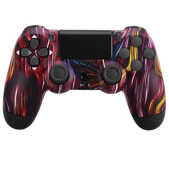 SYJUPY Wireless Controller for P4/SLIM/PRO & PC, Game Controller with Dual Motor and Motion Control