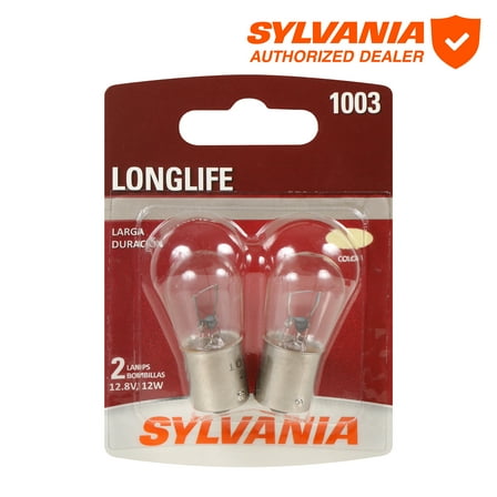 Sylvania 1003 Long Life Mini Bulb, 2 Pack, Compatible with Multiple Cars