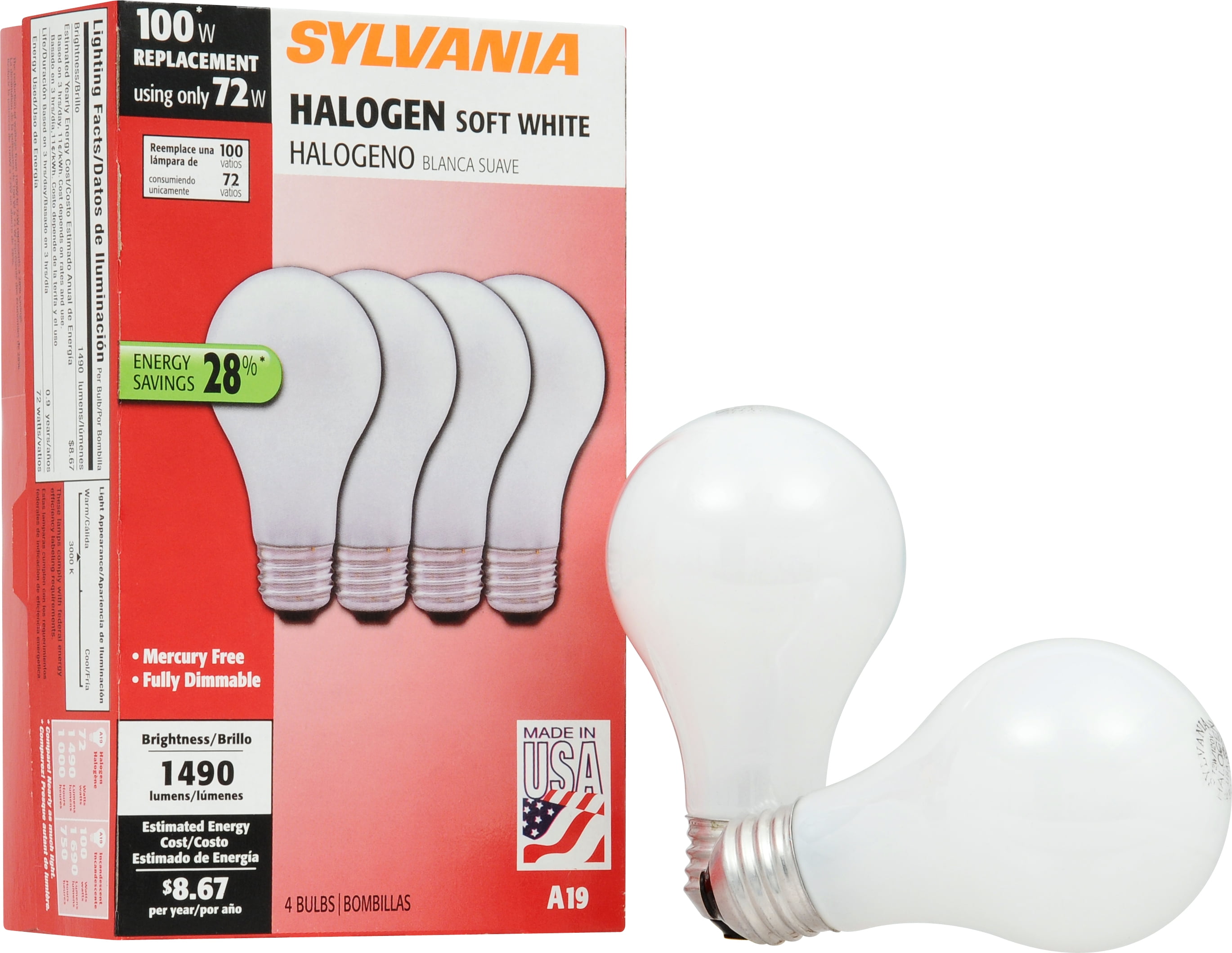 Sylvania sale halogen bulbs