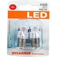 thumbnail image 1 of SYLVANIA - 1156 LED Red Mini Bulb - Bright LED Bulb, Ideal for Stop and Tail Lights (Contains 2 Bulbs), 1 of 7