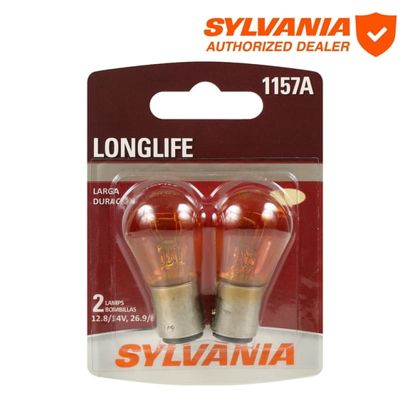 Sylvania 1157A Long Life Mini Bulb, 2 Pack, Compatible with Multiple Cars