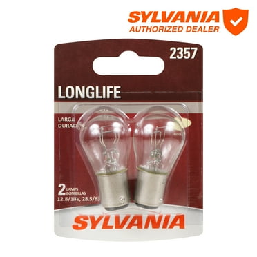 Sylvania 2357 Long Life Mini Bulb, 2 Pack, Compatible with Multiple Cars