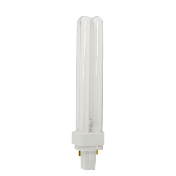 SYLVANIA 26w Double Tube 2-Pin G24D-3 3000k T4X2 Fluorescent Light Bulb