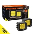 thumbnail image 1 of SYLVANIA - Ultra 3 Inch Cube LED Light Pod - Lifetime Limited Warranty - Yellow Spot Light 2600 Raw Lumens, Off Road Driving Work Light, Truck, Car, Boat, ATV, UTV, SUV, 4x4 (2 PC), 1 of 8