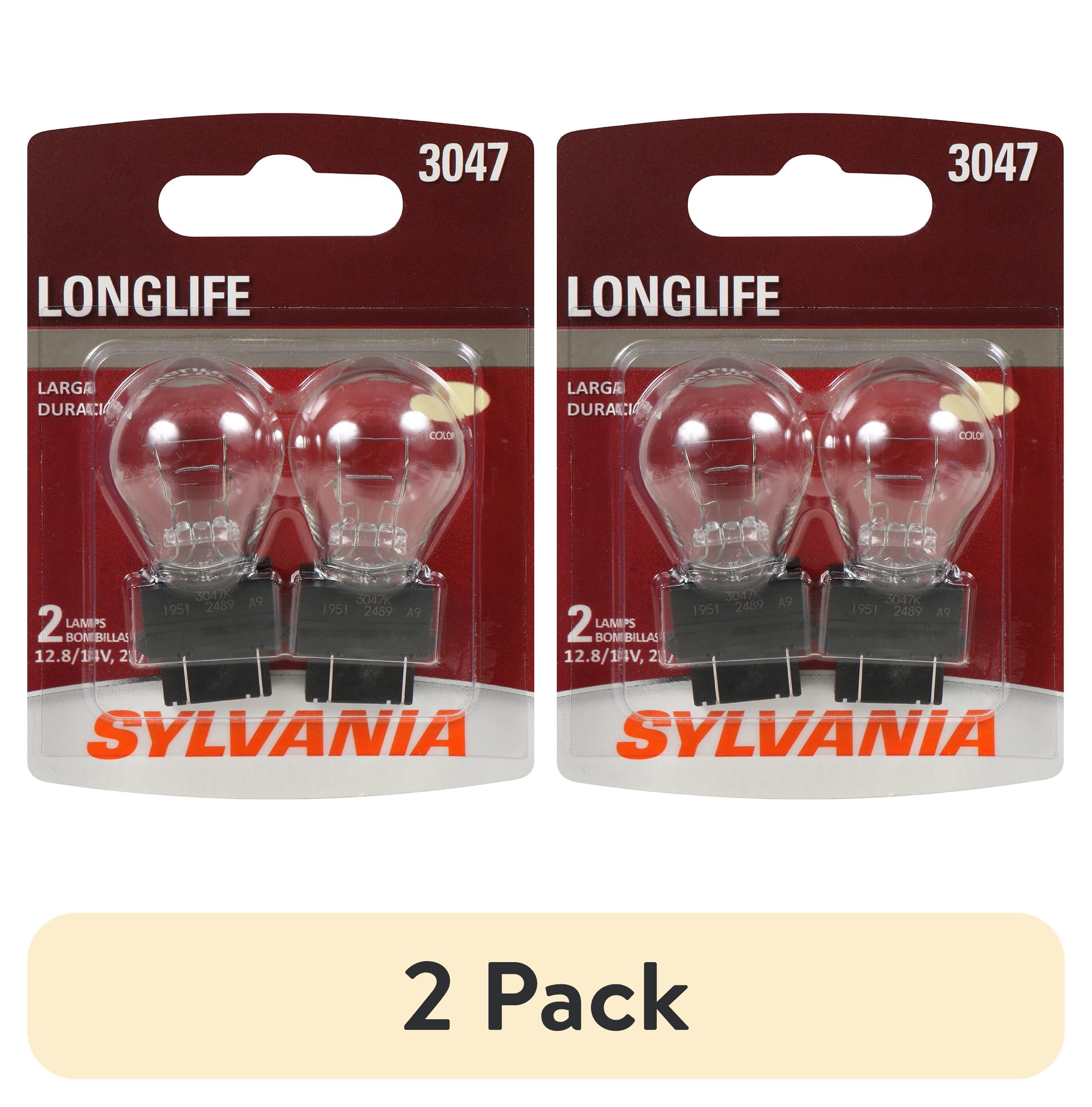 (2 pack) SYLVANIA 3047 Long Life Mini Bulb, 2 Pack - Walmart.com