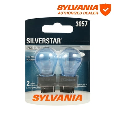 Sylvania 3057 SilverStar Mini Bulb, 2 Pack, Compatible with Multiple Cars