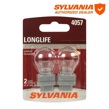 Sylvania 4057 Long Life Mini Bulb, 2 Pack, Compatible with Multiple Cars