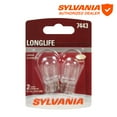 thumbnail image 1 of Sylvania 7443 Long Life Mini Bulb, 2 Pack, Compatible with Multiple Cars, 1 of 6