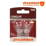 Sylvania, Long Life Mini Bulb, 7444 Long Life, 2 Pack - Walmart.com