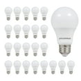 thumbnail image 1 of Sylvania Everyday LED Light Bulbs, A19 60-Watt, E26, Daylight, 24 pack - Value Pack, 1 of 6