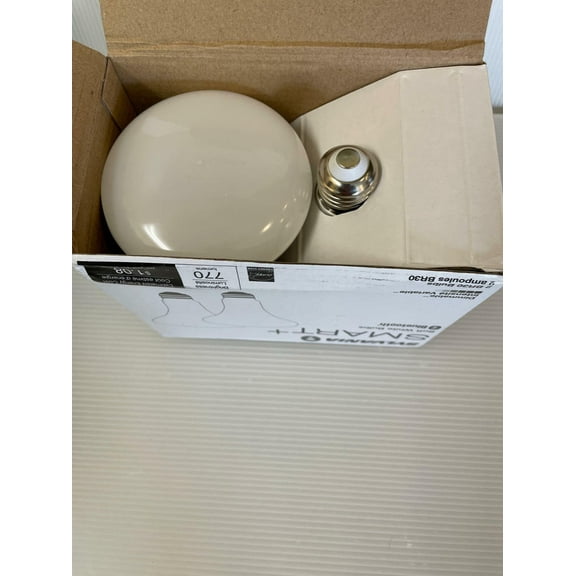 SYLVANIA Bluetooth Mesh LED Smart Light Bulb, BR30, 2 PK