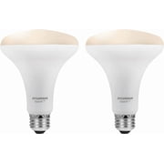SYLVANIA Bluetooth Mesh LED Smart Light Bulb, BR30, 2 PK