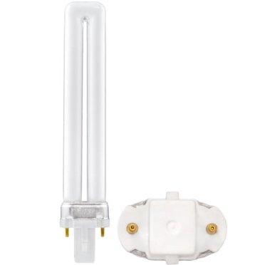 Sylvania CF9DS/841/ECO CFL Bulb – 9W, T4, G23 Base, 4100K Cool White, 600 Lumens, 2-Pin, Non-Dimmable